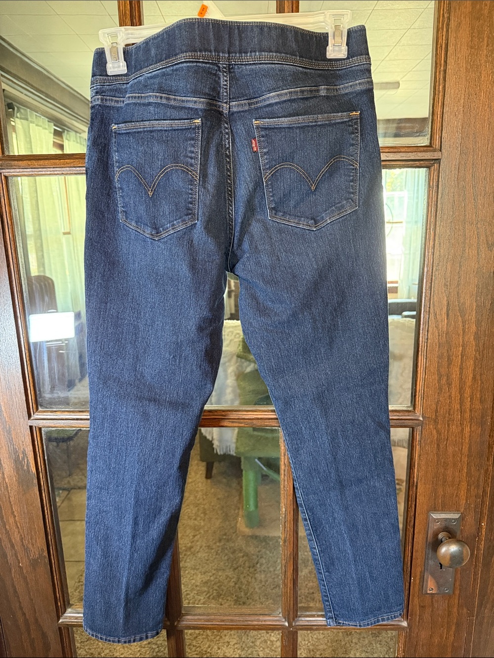 Levi's Women's Straight Leg Jeans in Dark Indigo